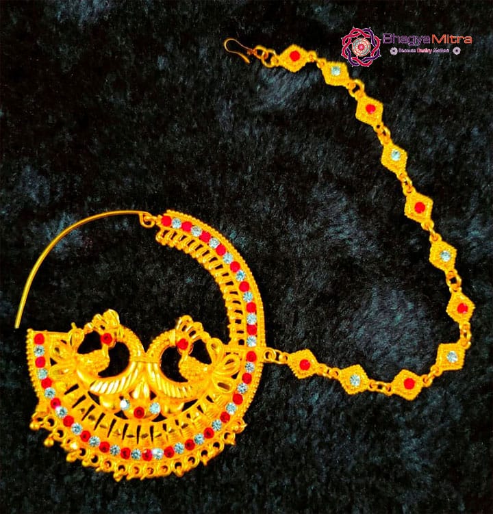 Artificial Kumaoni Nath (Traditional Wear Jewelry)